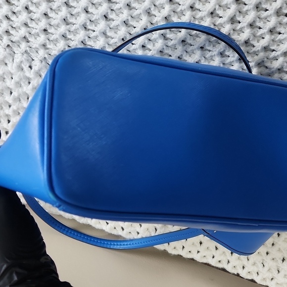 Coach large royal blue tote women hand bag - Picture 8 of 12